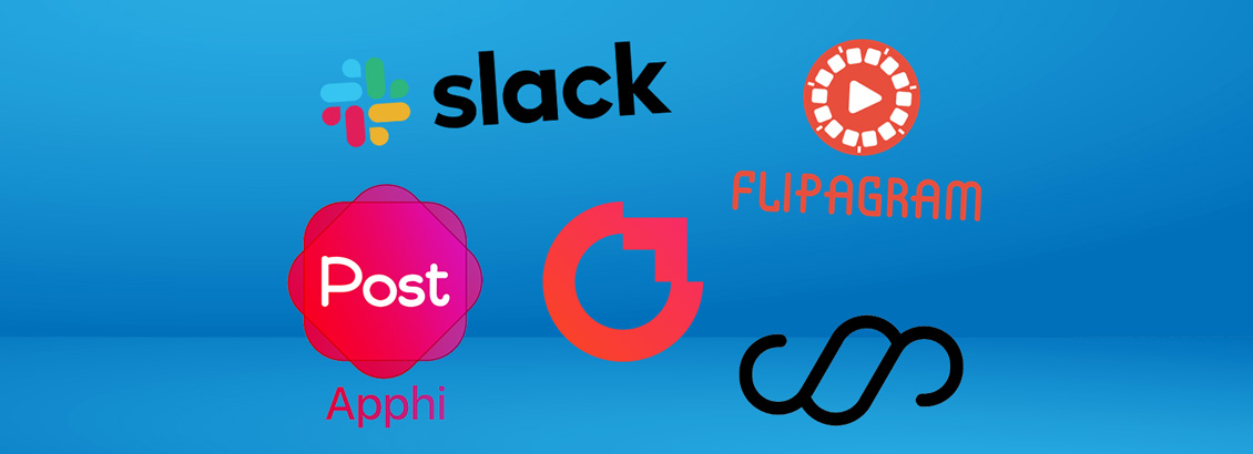 Composición con Logos de las Mejores Apps para Redes de 2020