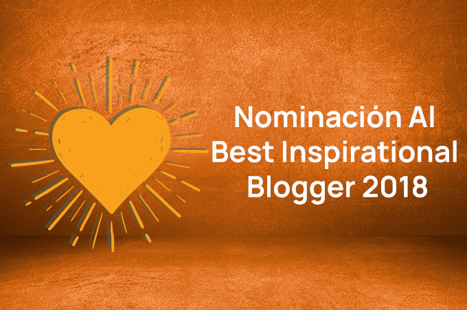 Imagen con Corazón Alusivo a la Nominación Al Best Inspirational Blogger 2018