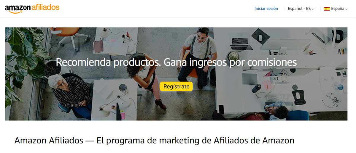 Marketing de afiliados Amazon 