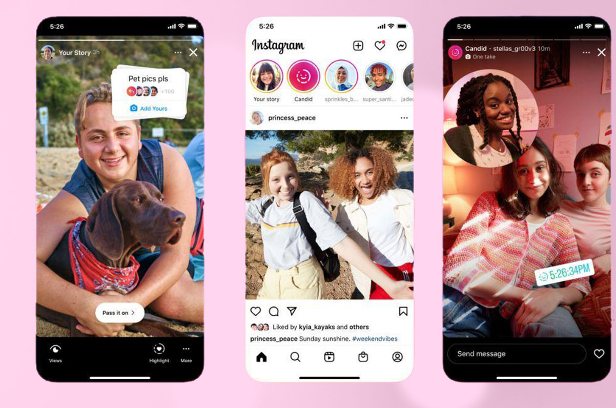 Instagram trae Candid Stories para competir con BeReal 2