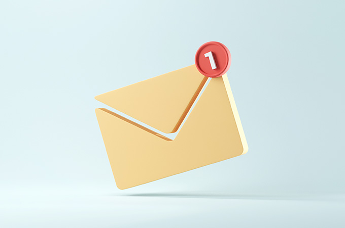 Ícono de Nuevo Correo Electrónico, Simbolizando al Email Marketing